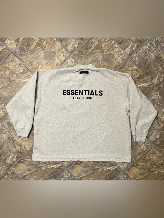Fear of God Other - Fear of God Essentials Sweater Mens XL Oversized Fit Gray Mock Neck Pullover